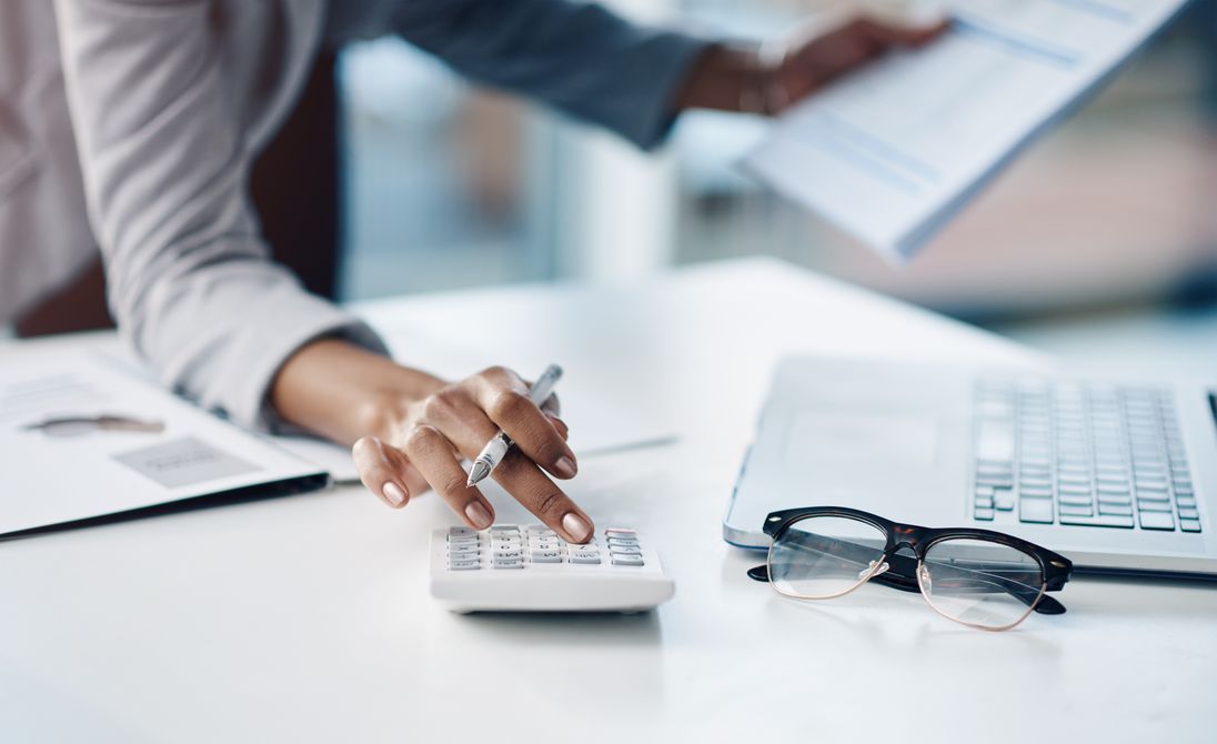 Büro Taschenrechner Finanzen Schreibtisch Rechnen